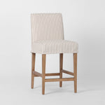 Slip Cover Only - Clifton Counter Stool Only Beige Stripe