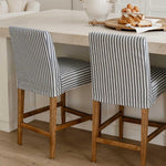 Slip Cover Only - Clifton Counter Stool Blue Stripe