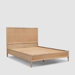 Bayview Queen Bed Natural Whitewash
