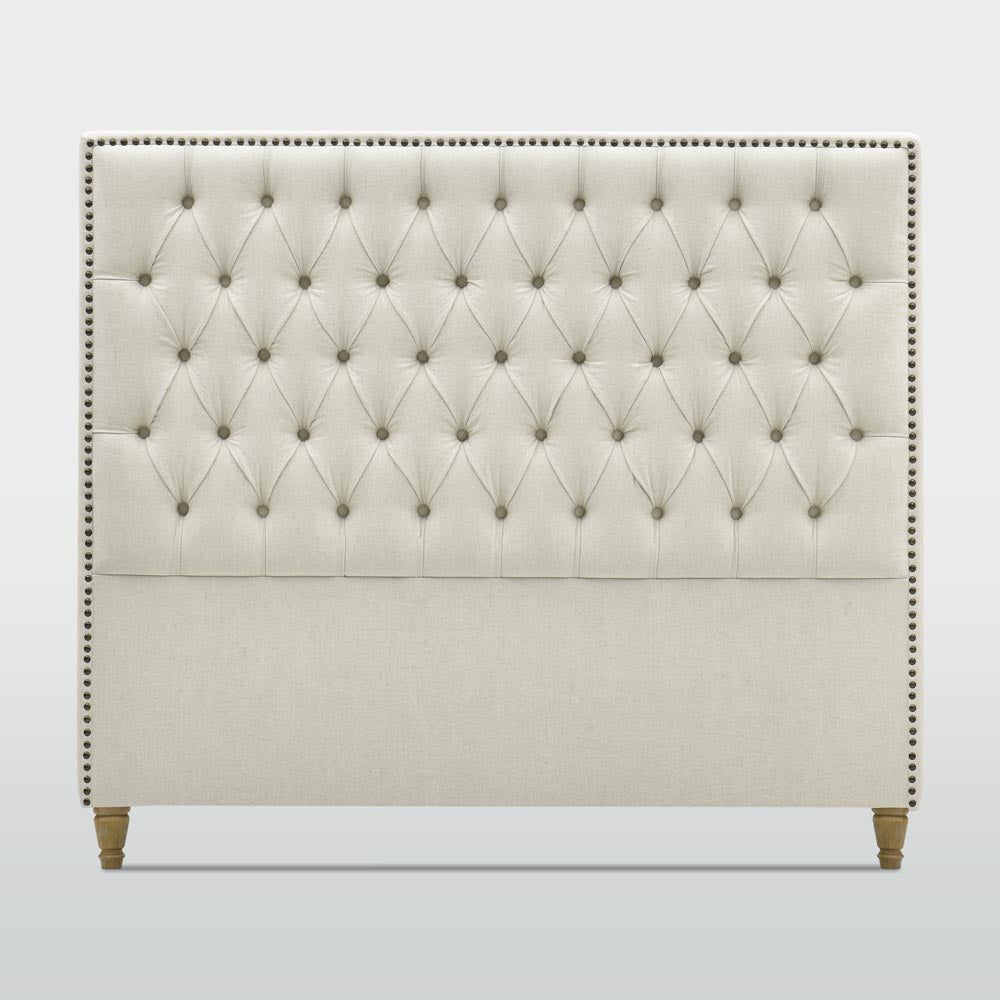 Queenscliff Tufted Bedhead King Beige