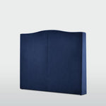 Mornington Bedhead Queen Blue Velvet