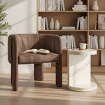 Miami White Shell Side Table