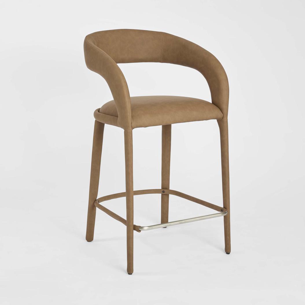 Nolan Counter Stool Tan PU