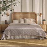 Long Island QS Rattan Bedhead