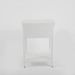Dakota Bedside Table 1 Drawer White