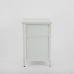 Dakota Bedside Table 3 Drawer White