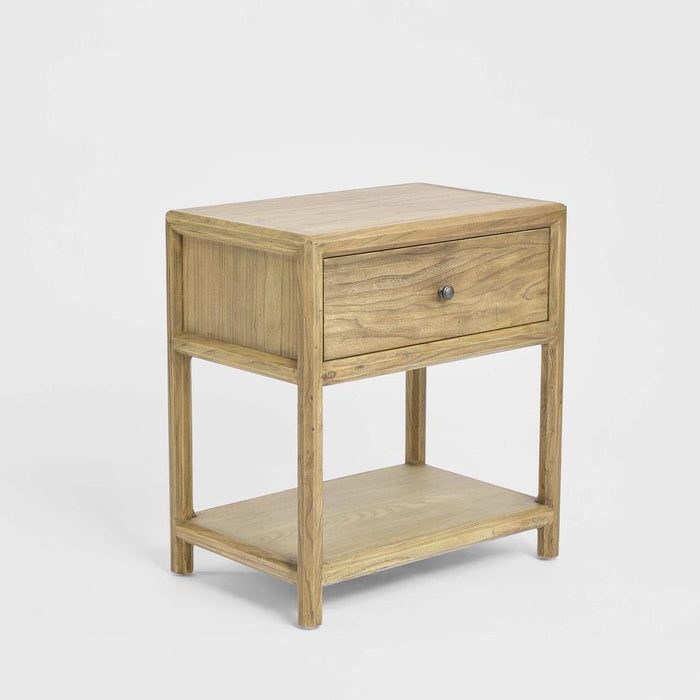 Cambridge Bedside Table Elm Natural