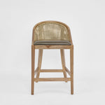 Beau Counter Stool Leather Seat Only Brown