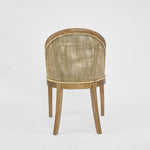Beau Dining Chair Leather Seat Only Brown
