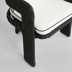 Cassius Occasional Dining Chair Outdoor Black