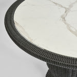 Cassius Round Dining Table 120cm Outdoor Black