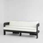 Cassius 3 Seat Sofa Outdoor Black