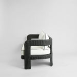 Cassius 3 Seat Sofa Outdoor Black
