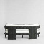Cassius 3 Seat Sofa Outdoor Black