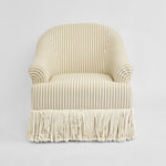 Regatta Fringe Armchair Beige Stripe