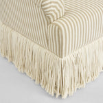 Regatta Fringe Armchair Beige Stripe