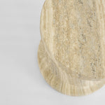 Rook Side Table Grey Travertine Look – Outdoor