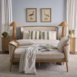 Avignon Bedside Table 3 Drawer Oak