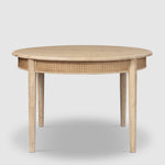 Bayview 120cm Round Dining Table Natural Whitewash