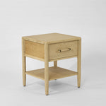 Bayview 1 Drawer Side Table Natural Whitewash