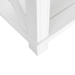 Sorrento Hamptons 130cm 2 Drawer Console White