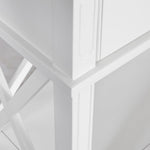 Sorrento Hamptons 130cm 2 Drawer Console White
