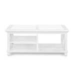 Sorrento Hamptons Square 120cm Coffee Table White