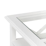 Sorrento Hamptons Square 120cm Coffee Table White