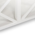 Sorrento Hamptons Square 120cm Coffee Table White