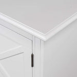 Sorrento Hamptons 170cm Media Unit White