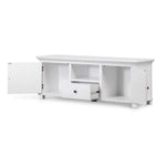 Sorrento Hamptons 170cm Media Unit White