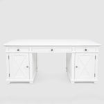 Sorrento Beach Desk White Double