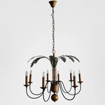 Palm Leaves Iron Chandelier 8 Lights