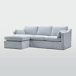 Clovelly 3 Seater Left Chaise Sofa Beach Covers Only