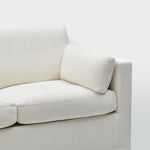 Clovelly 3 Seater Left Chaise Sofa Ivory