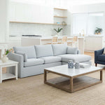 Clovelly 3 Seater Right Chaise Sofa Beach
