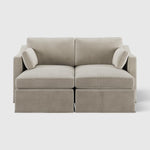 Clovelly Double Chaise Daybed Natural Covers Only