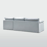 Norfolk 5 Seater Modular Sofa Beach w/White piping