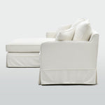 Noosa 3 Seater Left Chaise Sofa Ivory