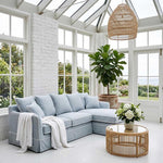 Noosa 3 Seater Right Chaise Sofa Beach