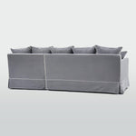 Noosa 3 Seater Right Chaise Sofa Grey