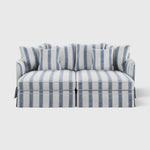 Noosa Double Chaise Daybed Blue Sky Stripe