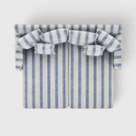 Noosa Double Chaise Daybed Blue Sky Stripe