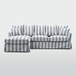 Slip Cover Only - Noosa Hamptons 2S RHF Blue Sky Stripe
