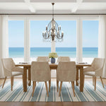 Charlotte Rattan Dining Chair Natural Whitewash