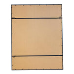 160Cm Black Mirror With Corner Detail