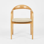 Mason Dining Chair Ash Natural Fabric