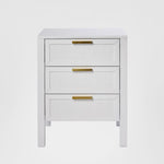 Santorini Bedside 3 Drawers White