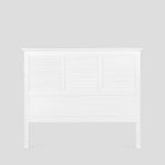 West Beach Hamptons Bedhead W/ Shutters Queen