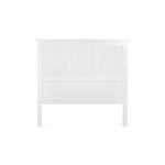 West Beach Hamptons Bedhead W/ Shutters Queen